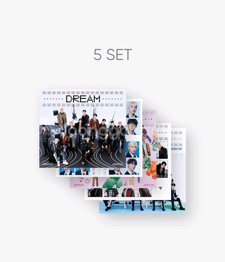 세븐틴 드림 모든 앨범 포카 제외 풀세트--1