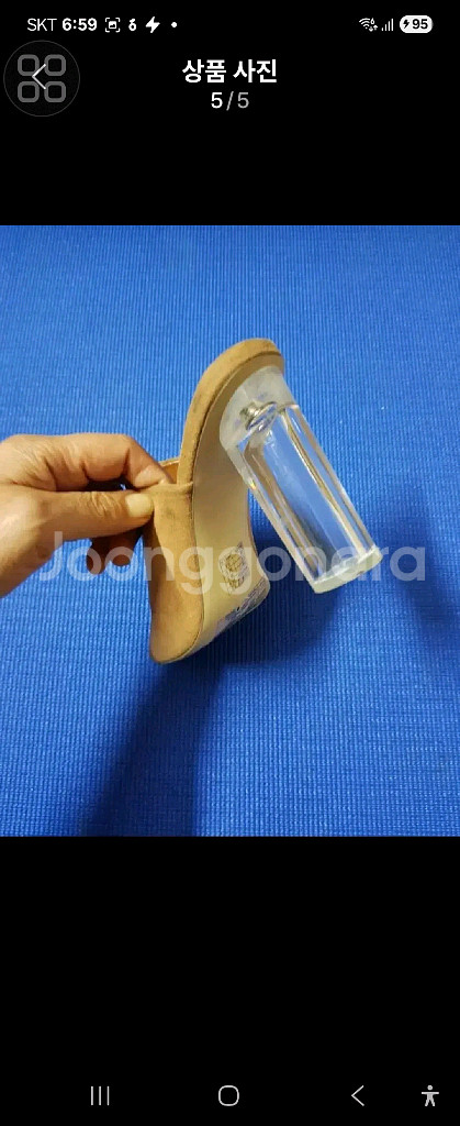 투명통굽 구두(가보시)--2