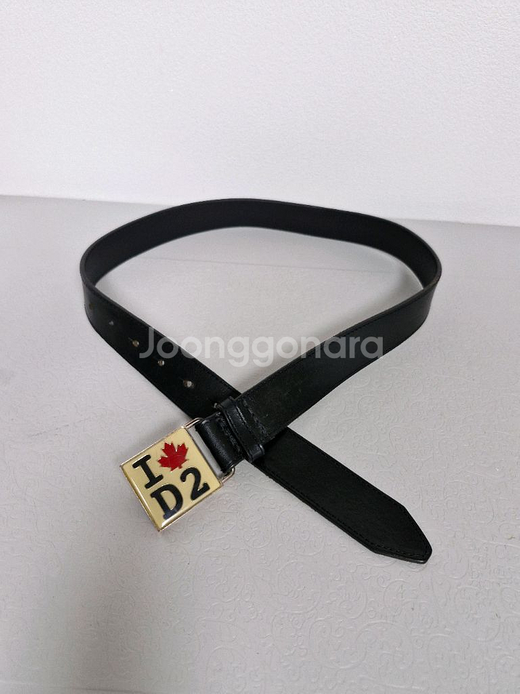 디스퀘어드2 이태리 통가죽벨트 정품--5