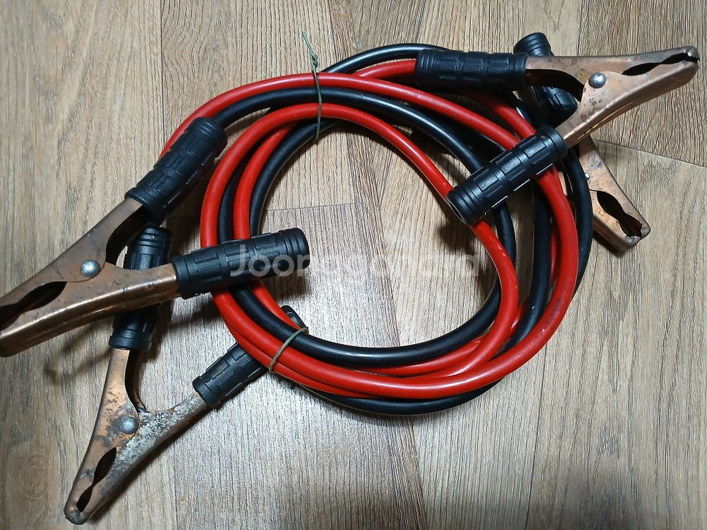 자동차 배터리 점프선 220cm 거의 새것 차량 필수품--1