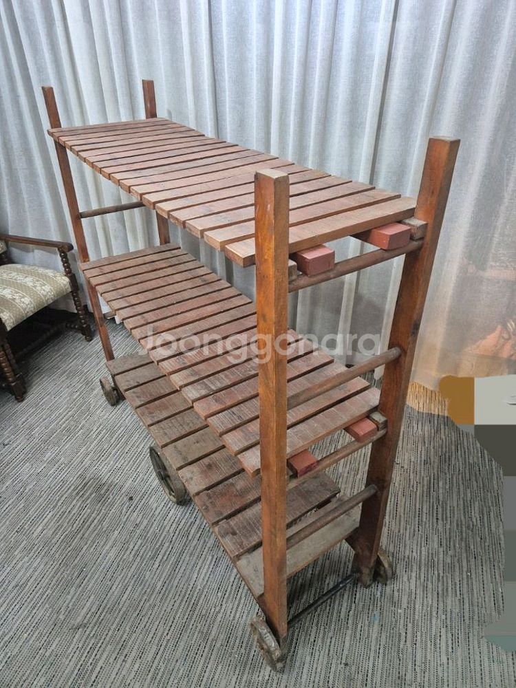 빈티지 인테리어 롤링 랙--2