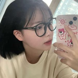 블루라이트 차단 뿔테안경 + 곰돌이 안경 케이스