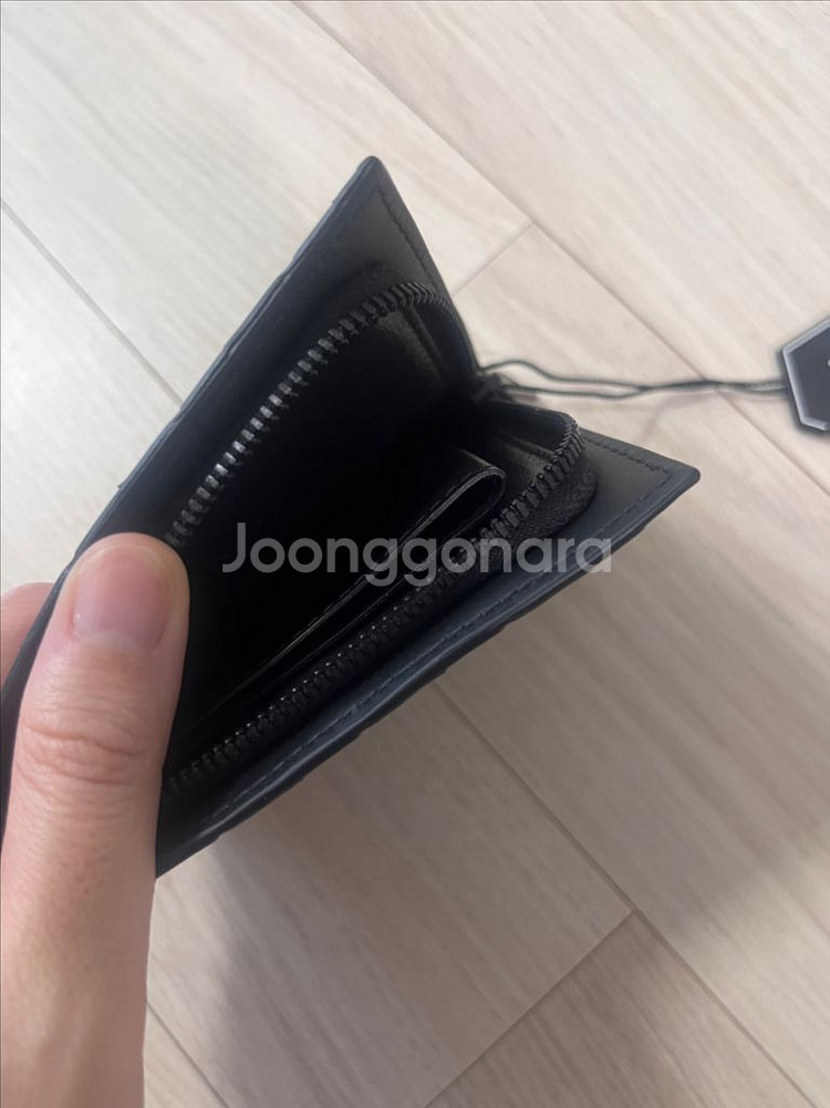 (크림구매/새상품)보테가 베네타 반지갑 블랙--6