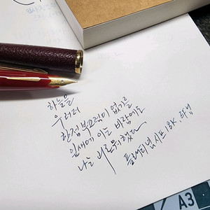 결재용] 만년필 플래티넘 시프 18K SF