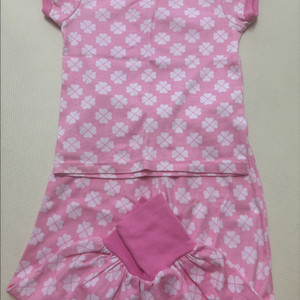 던스 핑크클로버 반팔배기세트 92,8692