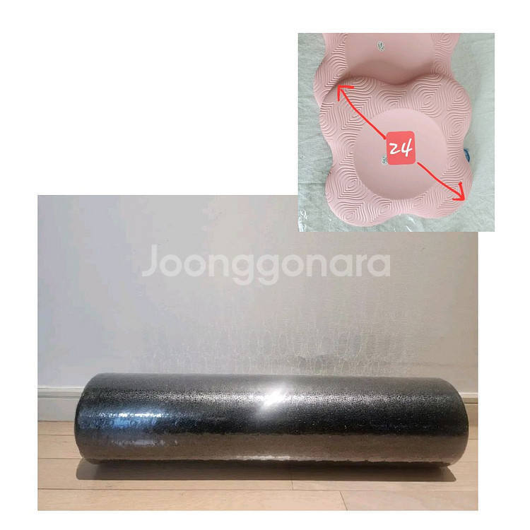 무배송)폼롤러.무릎관절보호대2p--0