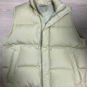 오라리 수빈 하이넥 패딩베스트 100~105