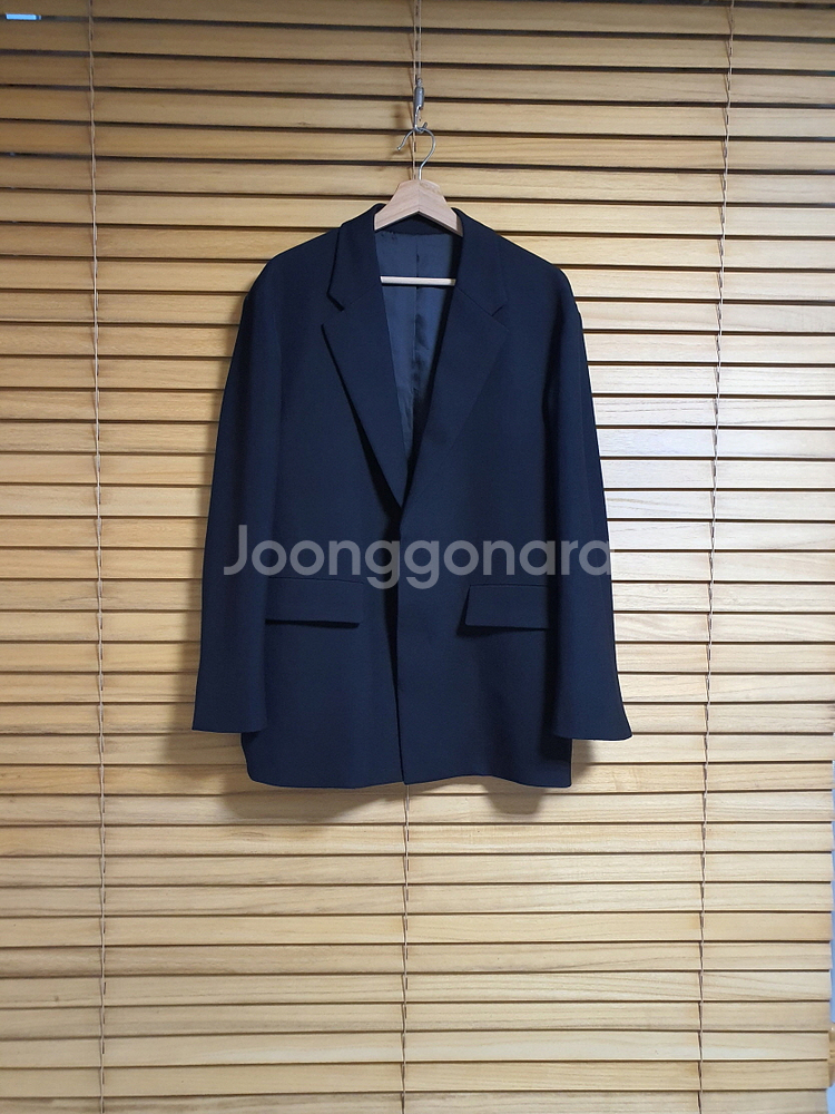 시스템 옴므 system 한섬 블랙 자켓 95 사이즈--0