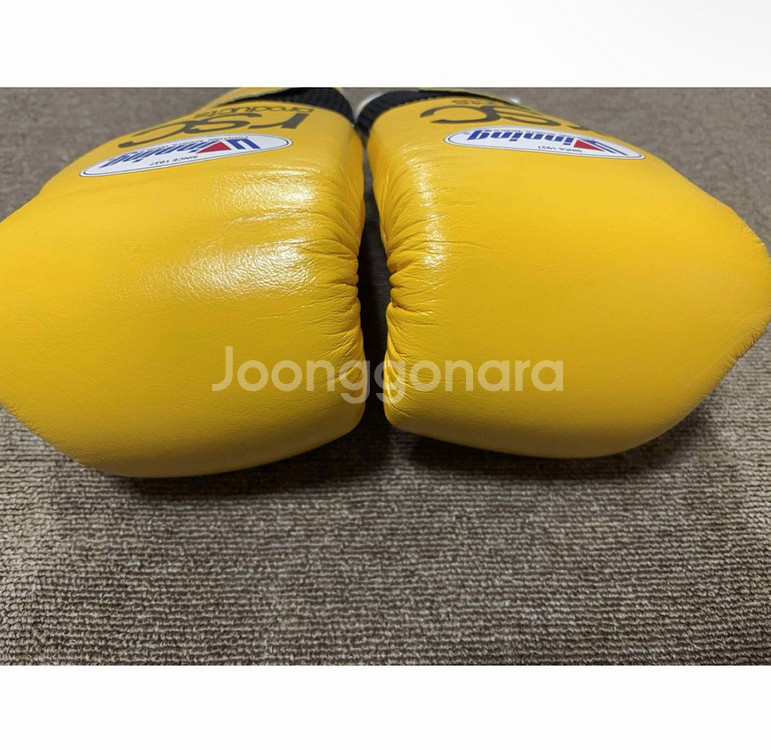 위닝 글러브 8oz 커스텀 옐로--2