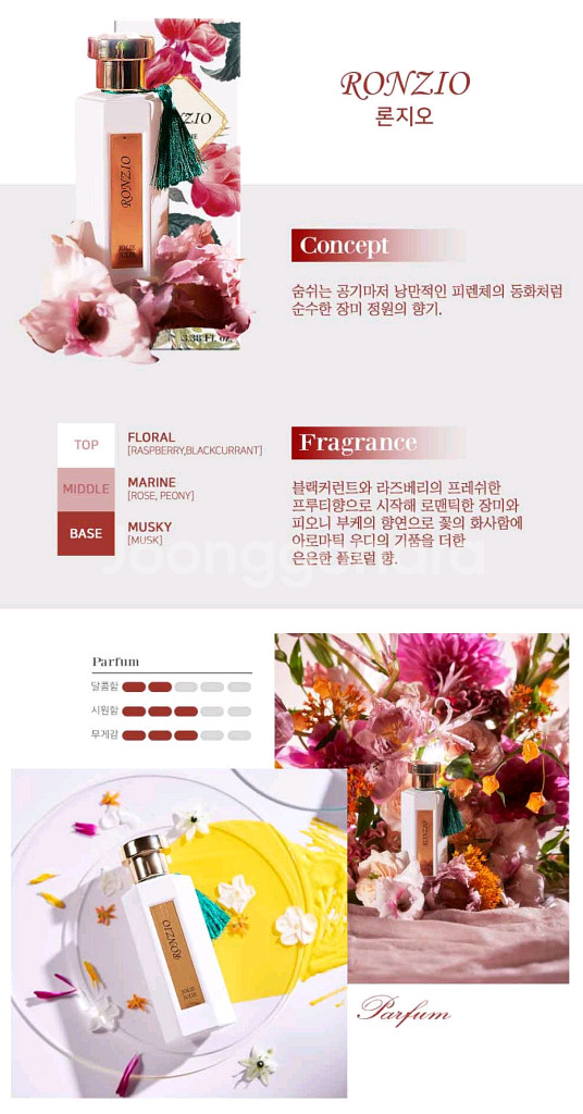 졸리줄리 론지오 퍼퓸 향수 50ml (장미향&플로럴향)--2