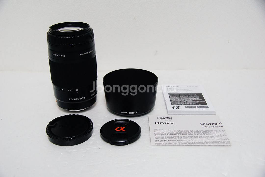 [소니] 망원렌즈 SAL 75-300mm 알파마운트렌즈--0