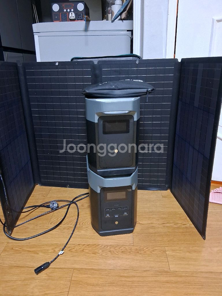 에코플라우텔타2본체 에코플로우보조밧데리 텔타태양광패널--0