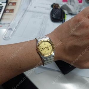 OMEGA 정품 18K 콤비 컨스틸레이션 33mm