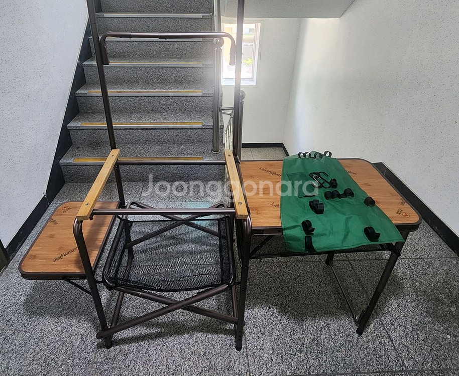 레저맨 쿠킹테이블 캠핑쉘프--0