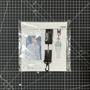 세븐틴 2019 오드투유 랜야드 세트 키링 포토카드