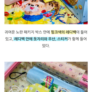 모두새거*KB은행 포코리 레디백2개 양산 피크닉매트2개