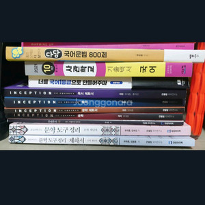 대성 마이맥 등등 국어 교재