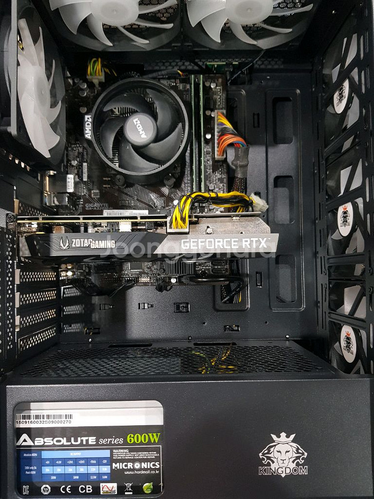RTX 3060 ti 라이젠5 5600X 조립컴퓨터--0