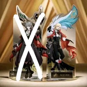 원신 kfc콜라보 카베 아크릴스탠드+캔뱃지+포카 판매