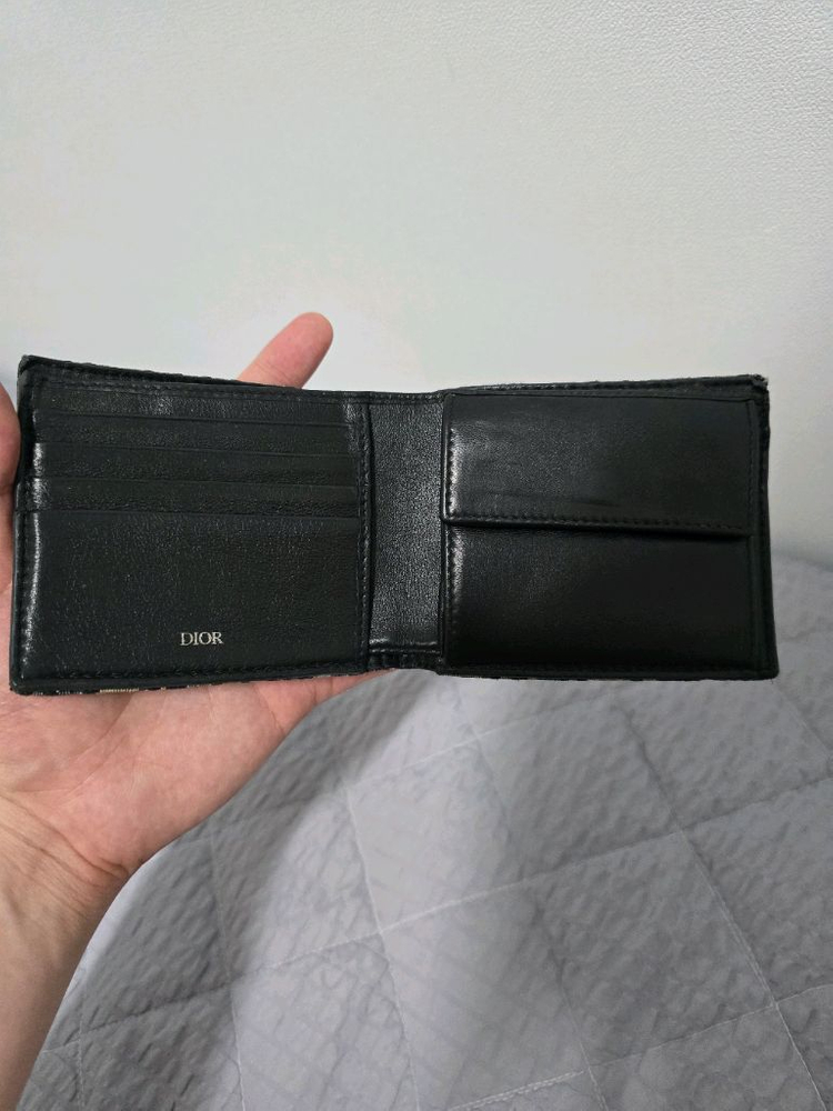 디올 오블리크 반지갑--4