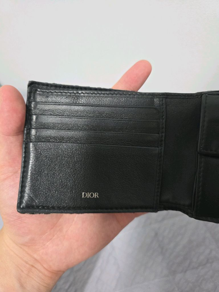 디올 오블리크 반지갑--5