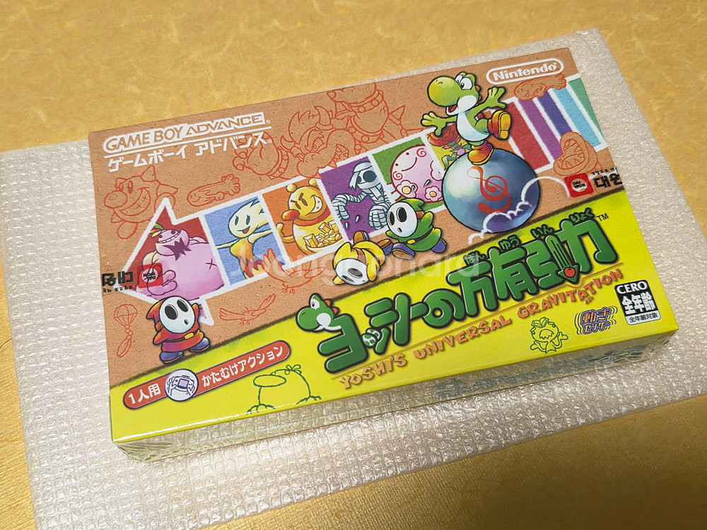 대원정발 gba 새제품 요시의만유인력 레트로랜드--0
