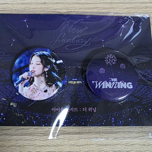 아이유 콘서트 더위닝 라스트상영 미니 핀버튼 세트