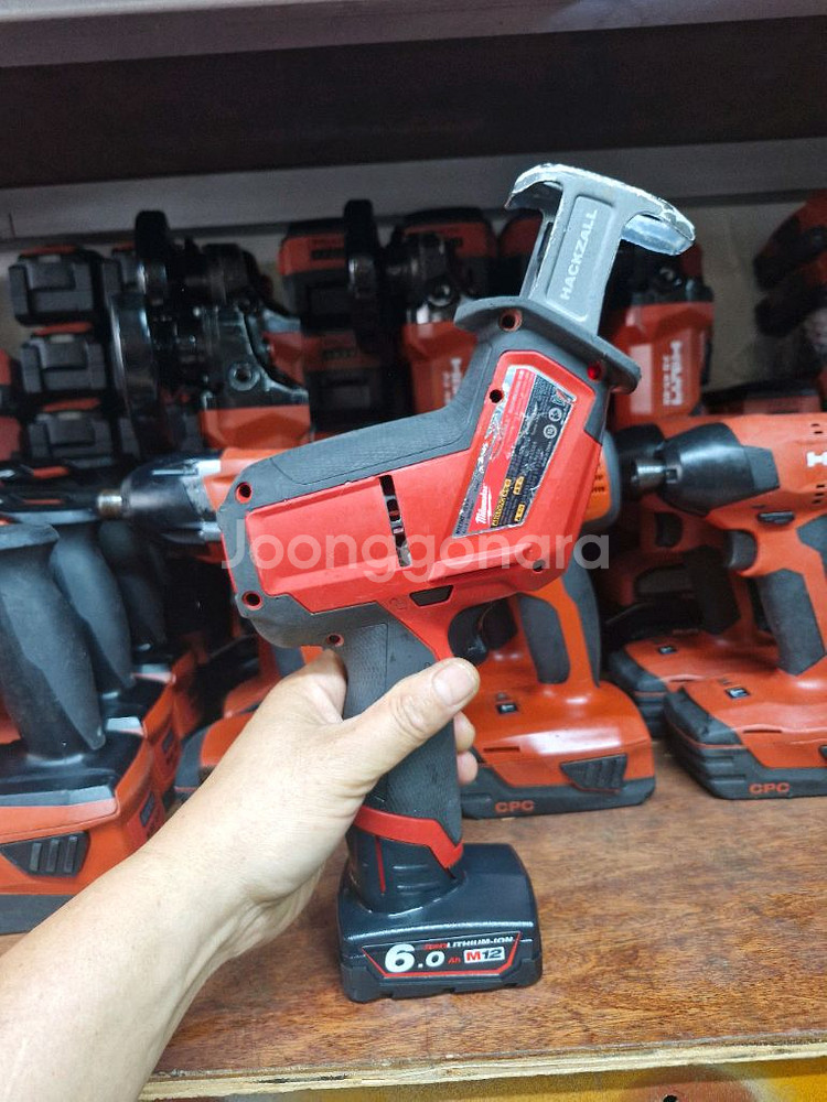 [정품]밀워키충전컷쏘 M12CHZ FUEL 6.0배터리--4