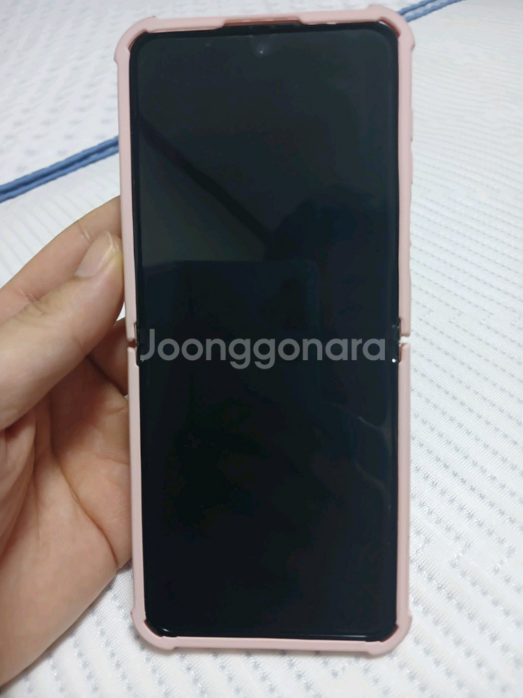 최상급 갤럭시 z플립4 핑크골드 512gb--1