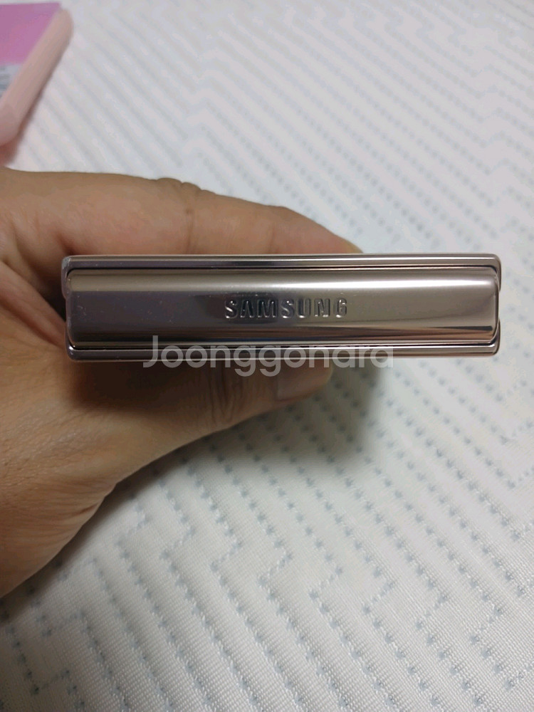 최상급 갤럭시 z플립4 핑크골드 512gb--7