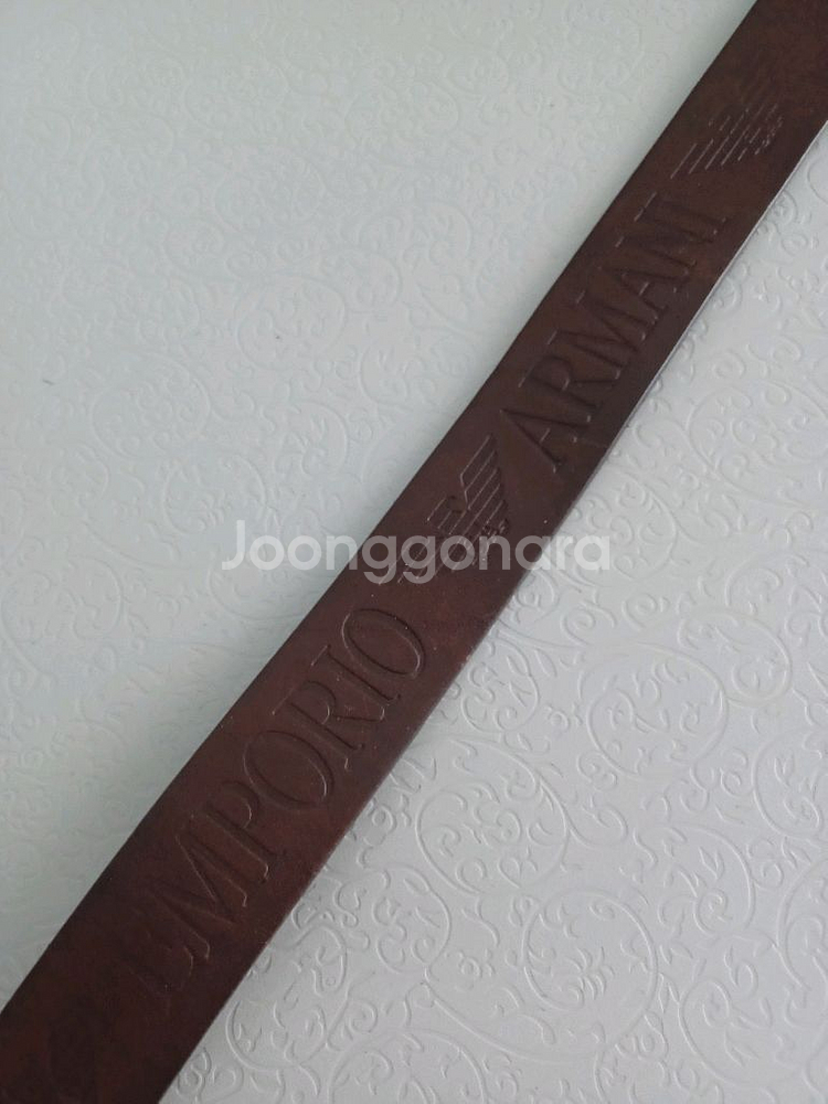 엠포리오 아르마니 통가죽벨트 정품--5