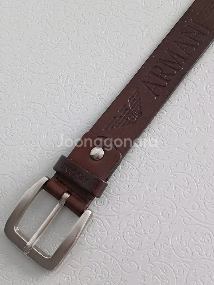 엠포리오 아르마니 통가죽벨트 정품--9