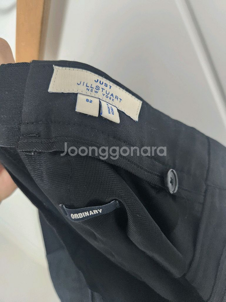 질스튜어트뉴욕 블랙 슬랙스 32사이즈 팝니다--1