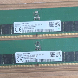 SK하이닉스 a다이 언락 DDR5 32GB 2개