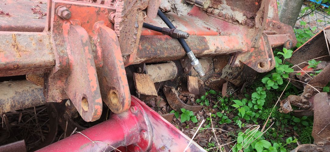 트랙터 트랙트 185 문짝 써래 써레 로터리 로타리--3