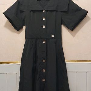 모한 정품 여성 단추형 롱원피스 S 사이즈