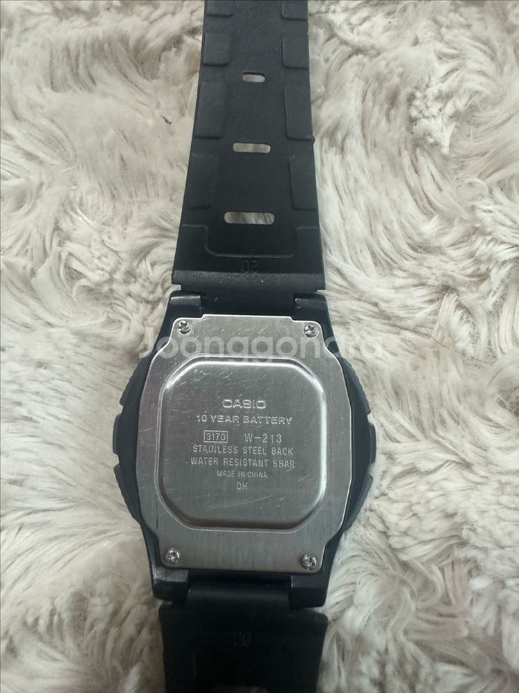 CASIO 카시오 10년 배터리 W-213 디지털 시계--6