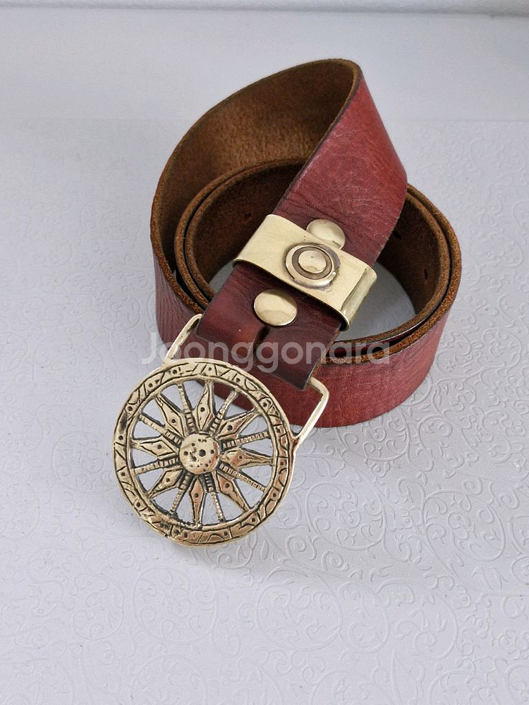 해외 이태리 통가죽벨트 정품--0