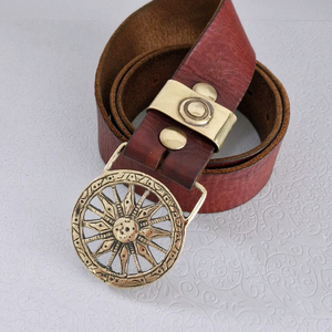 해외 이태리 통가죽벨트 정품