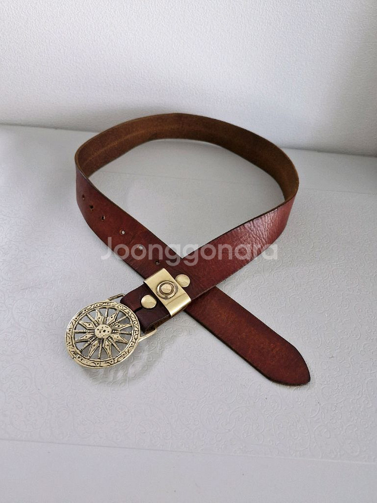 해외 이태리 통가죽벨트 정품--6