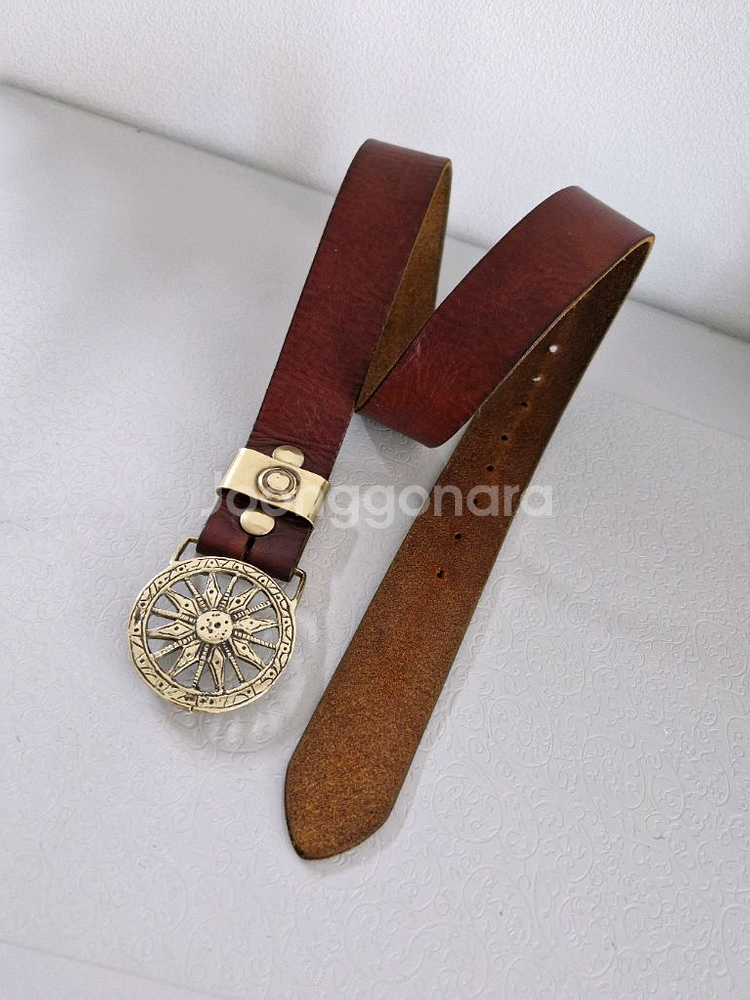 해외 이태리 통가죽벨트 정품--8