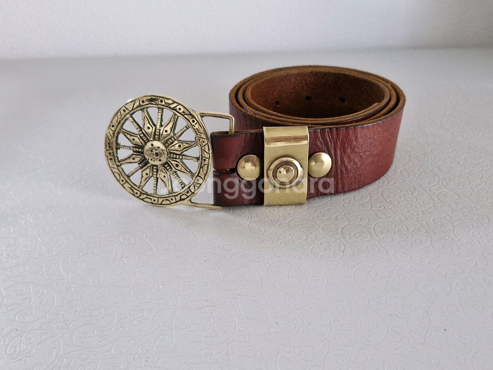 해외 이태리 통가죽벨트 정품--9