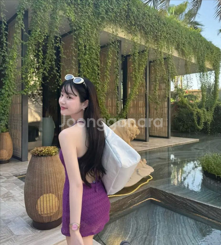 코랄리크 크로셰 모노키니 퍼플 L (미개봉 새상품)--4