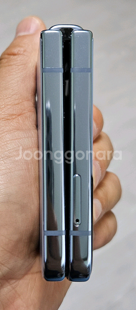 갤럭시 Z플립4 블루 256GB A급 싸게 팝니다.--6