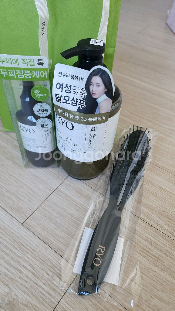 려 루트젠 비건 볼륨 탈모케어 샴푸+에센스 (택포가)--1