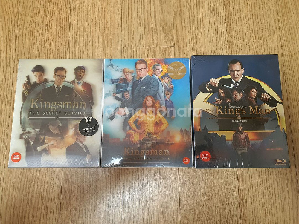 미개봉)킹스맨1~3 스틸북 일괄판매--0