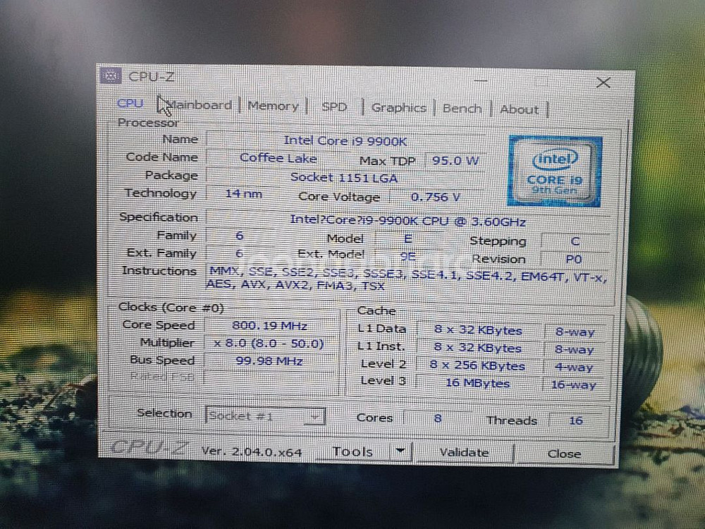 i9 9900K 기가바이트 Z390 게이밍 X 램32G--5