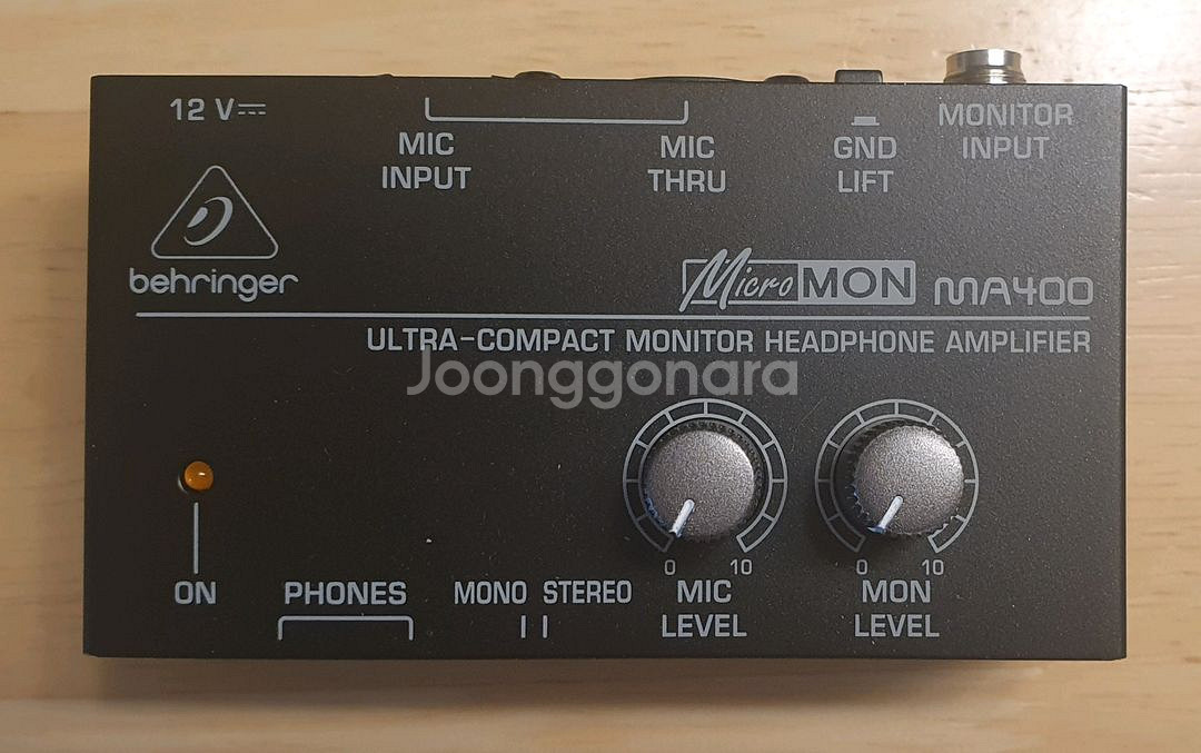 MicroMON MA400 헤드폰 앰프 새상품--0
