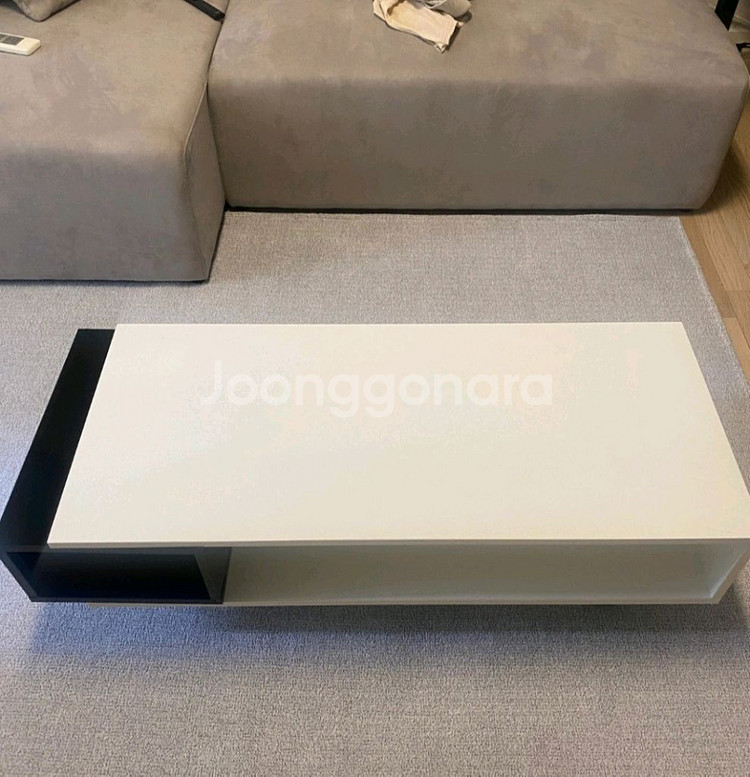 [최저가]고급확장형 쇼파 소파 테이블 원목 거실장 탁자--7