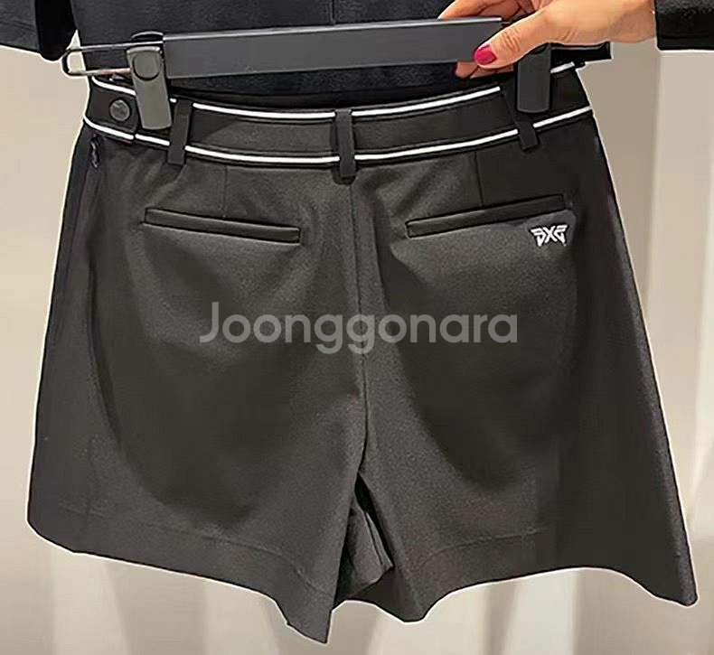 PXG 골프웨어 여성 썸머 플리츠 실루엣 하프 팬츠--7